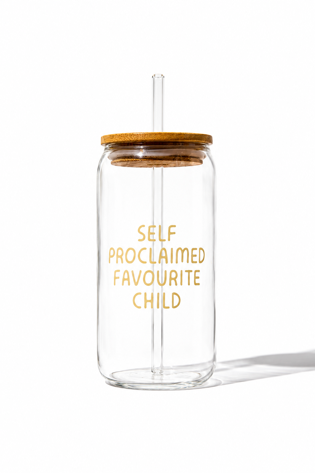 Self-Proclaimed Favourite Child Glass Tumbler