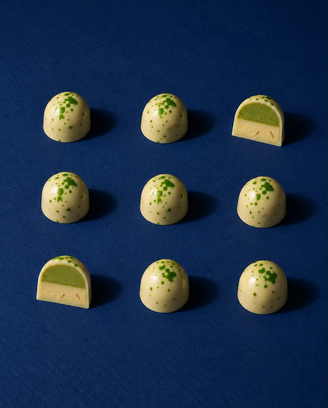 Saffron & Pistchio Bon Bons